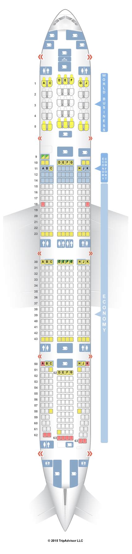 seatguru klm 777-300|Seat Map KLM Boeing B777 300ER .
